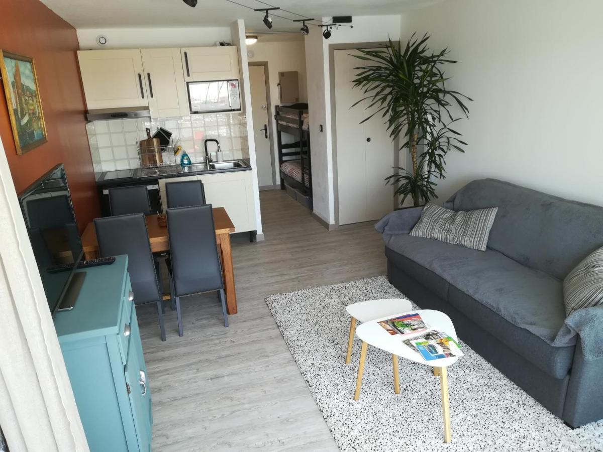Studio cabine VUE PORT avec piscine, parc, boulodrome et parking privé Agde Exterior foto